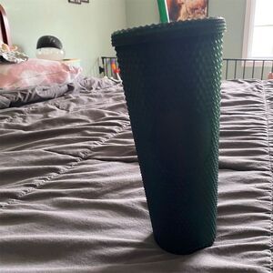 Starbucks Matte Dark Green Studded Venti Cold Cup Tumbler 24oz